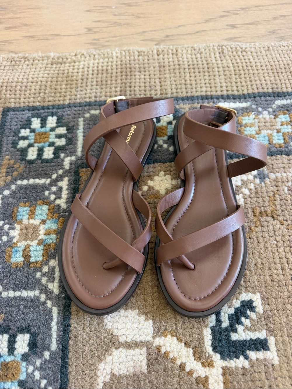 Reformation Chocolate brown Strappy Women’s Sandals - Classic Comfort
